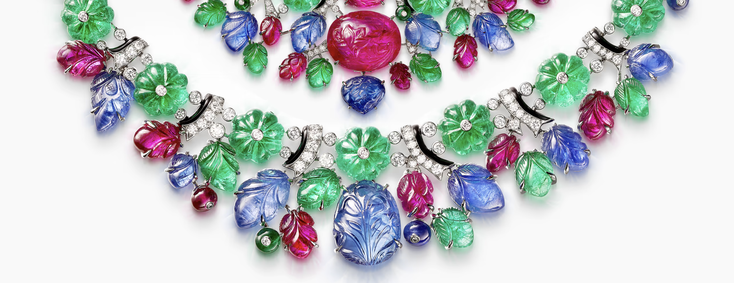  Cartier Tutti Frutti necklace, courtesy of  Town & Country . 